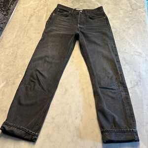 Agolde 90s Jean. Photogram (dark grey washed black) 24